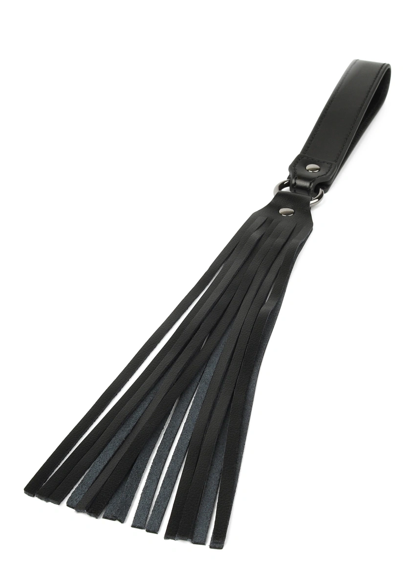 Bici din Piele Naturala, Negru, 42 cm, #2, Erotic24.ro