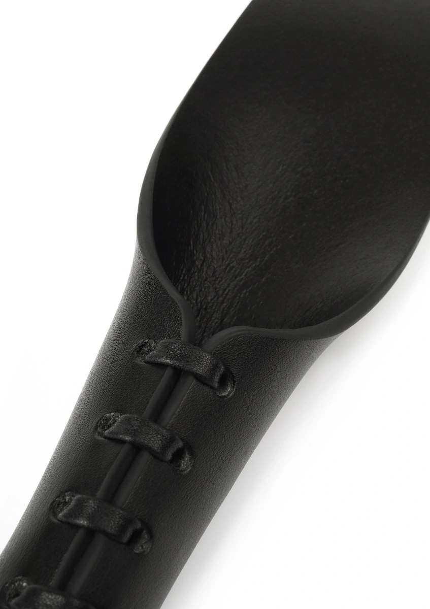 Padela din Piele Naturala, Negru, 34 cm, Nr. 4, Erotic24.ro