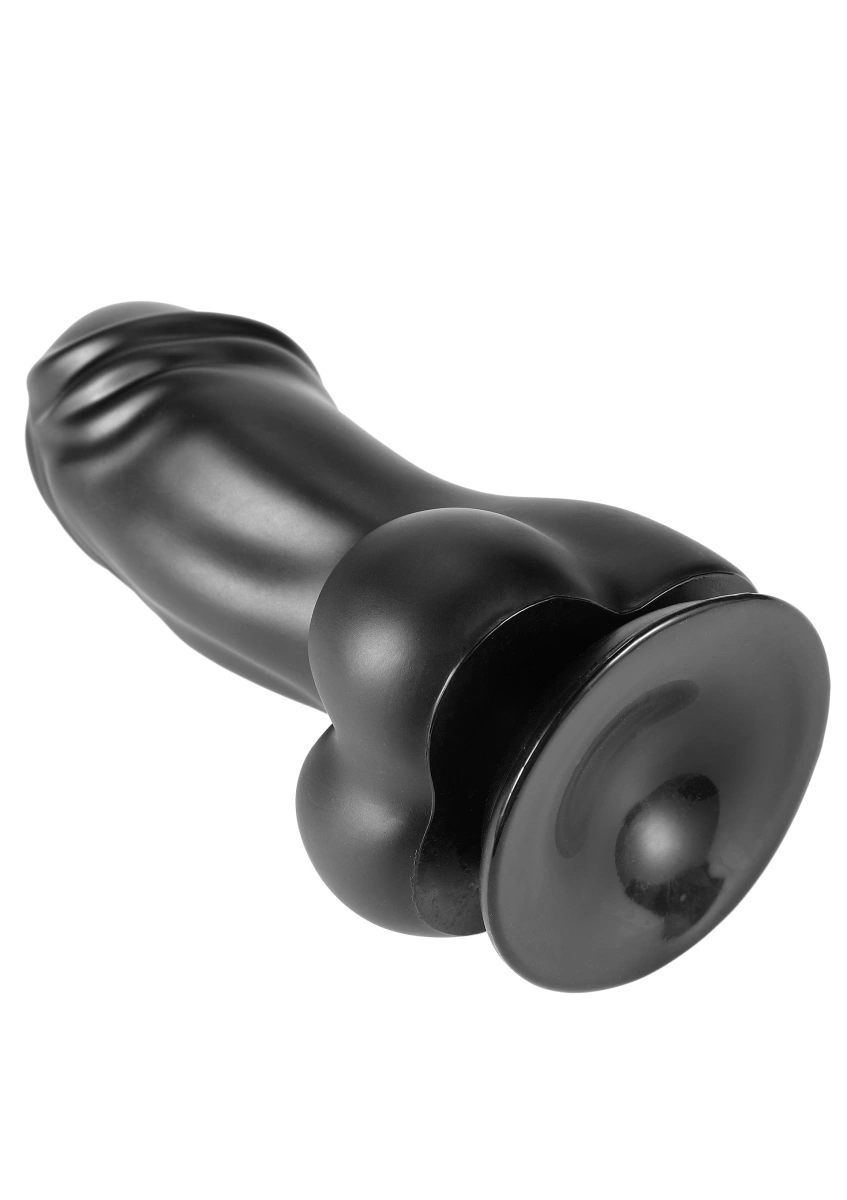 Dildo Fat Boys cu Ventuza, PVC, Negru, 19 cm, #5, Erotic24.ro