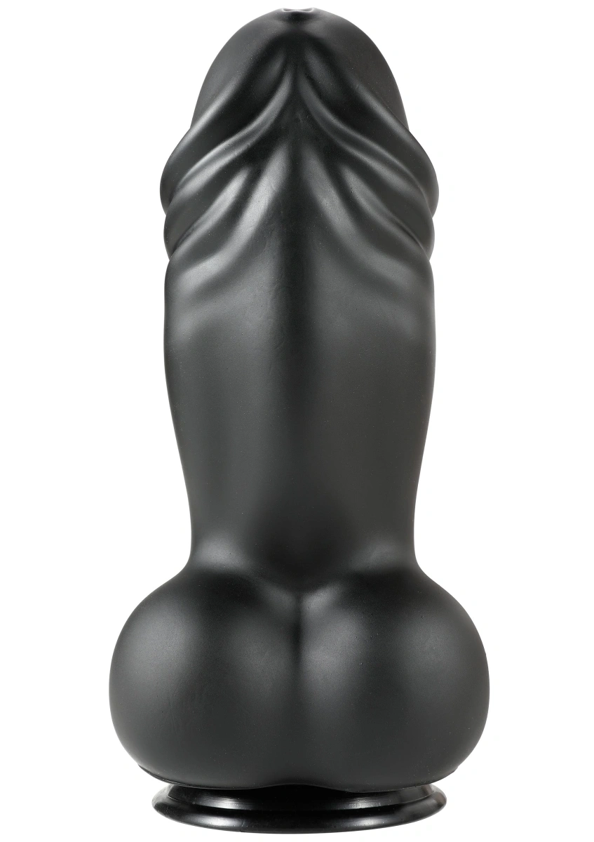Dildo Fat Boys cu Ventuza, PVC, Negru, 22 cm, #4, Erotic24.ro