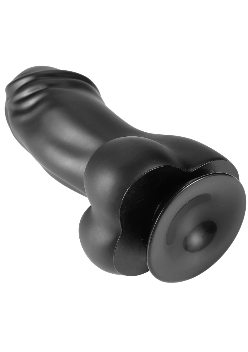Dildo Fat Boys cu Ventuza, PVC, Negru, 27 cm, #6, Erotic24.ro