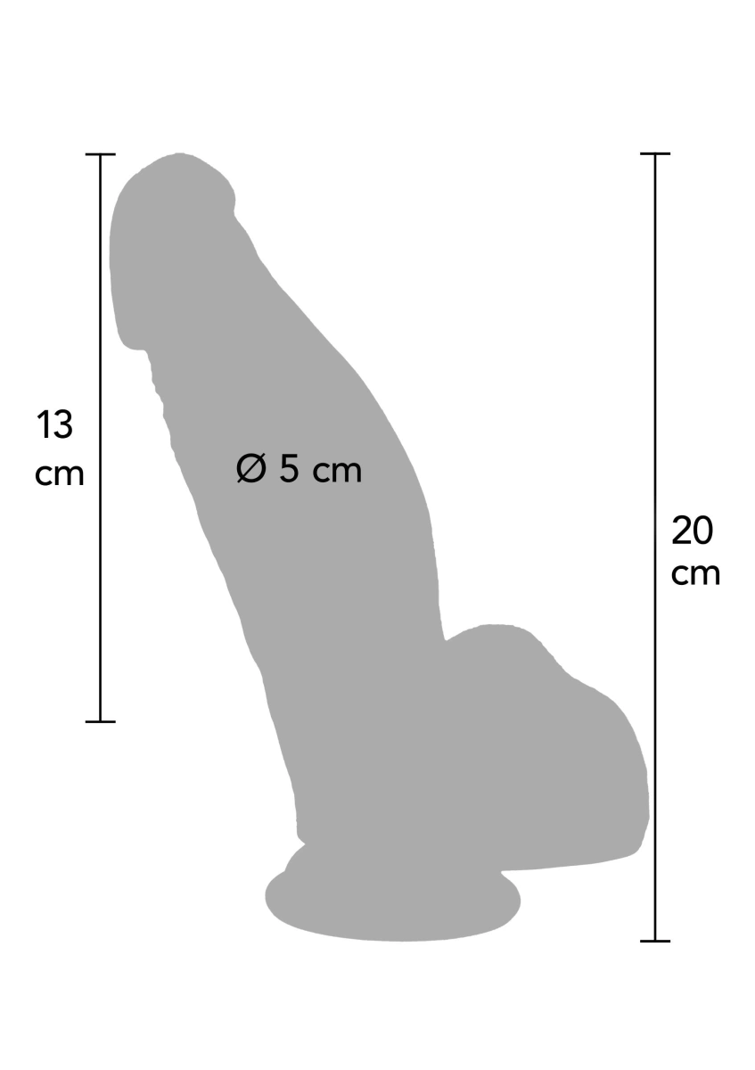 Dildo Ultra Realistic Silicon Dubla Densitate, Natural, 20 cm, #7, Erotic24.ro