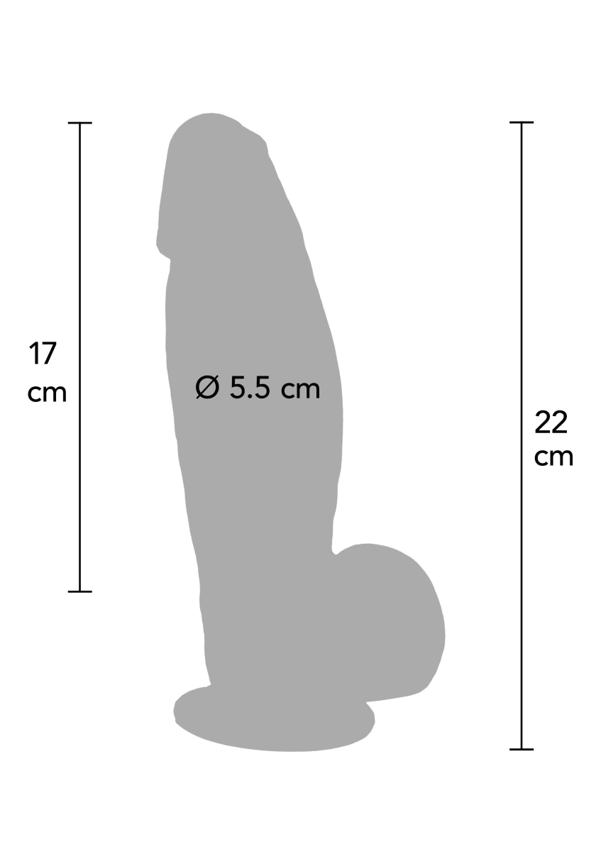 Dildo Inferno Ultra Realistic, Silicon Dubla Denistate, Natural, 22 cm, #8, Erotic24.ro