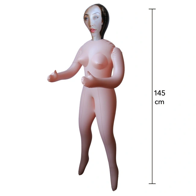 Papusa Gonflabila Tiffany 3 Canale de Penetrare, PVC, 145 cm, #2, Erotic24.ro