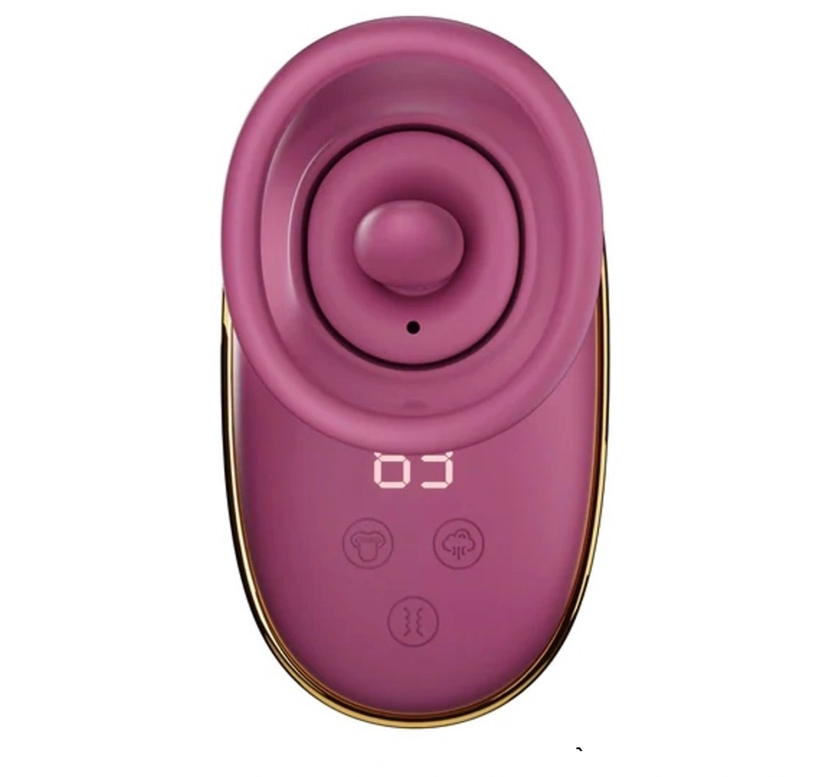 Stimulator Clitoris Automatic Pump, Vibratii, Rotatii, Suctiune, Silicon, USB, Roz, #2, Erotic24.ro