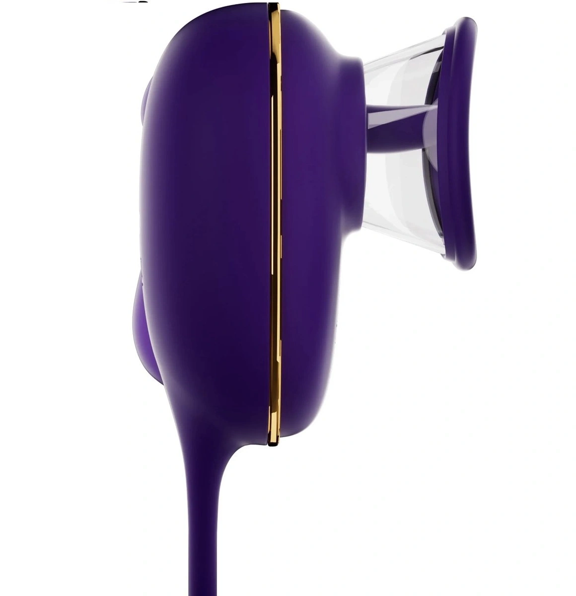 Stimulator Anal si Pompa Clitoridiana cu Rotatii, Vibratii, Suctiune, Silicon, USB, Mov, #3, Erotic24.ro