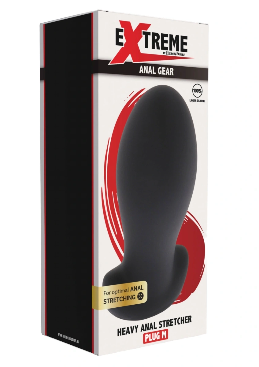 Dop Anal Heavy Anal Stretcher, Silicon Lichid, Negru, 14 cm, #5, Erotic24.ro