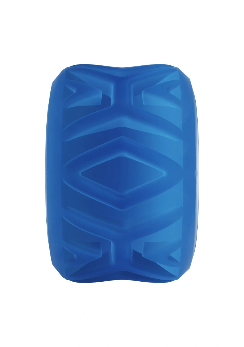 Stimulator Barbati Hero Grid 4 in 1, TPE Moale si Elastic, Albastru, Nr. 3, Erotic24.ro