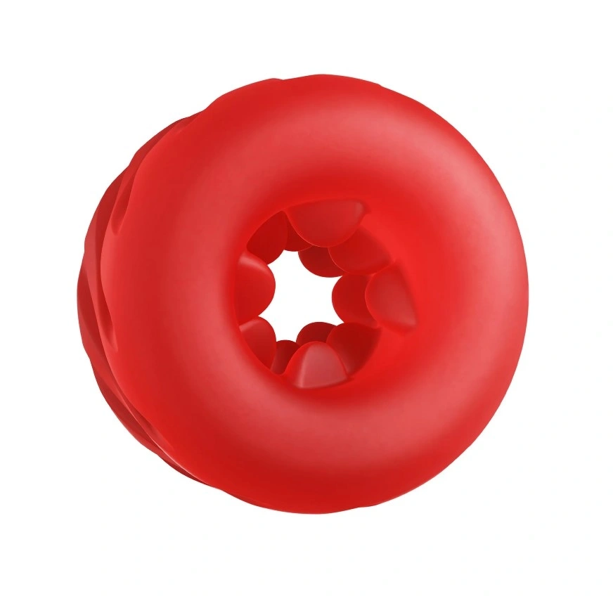 Inel de Penis 4-in-1 Hero Twister,  TPE Elastic, Rosu, #1, Erotic24.ro