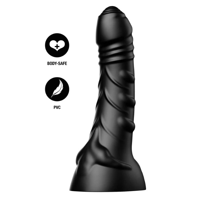Dildo Inferno Big Boys Dong PVC, Negru, 34 cm, Nr. 4, Erotic24.ro