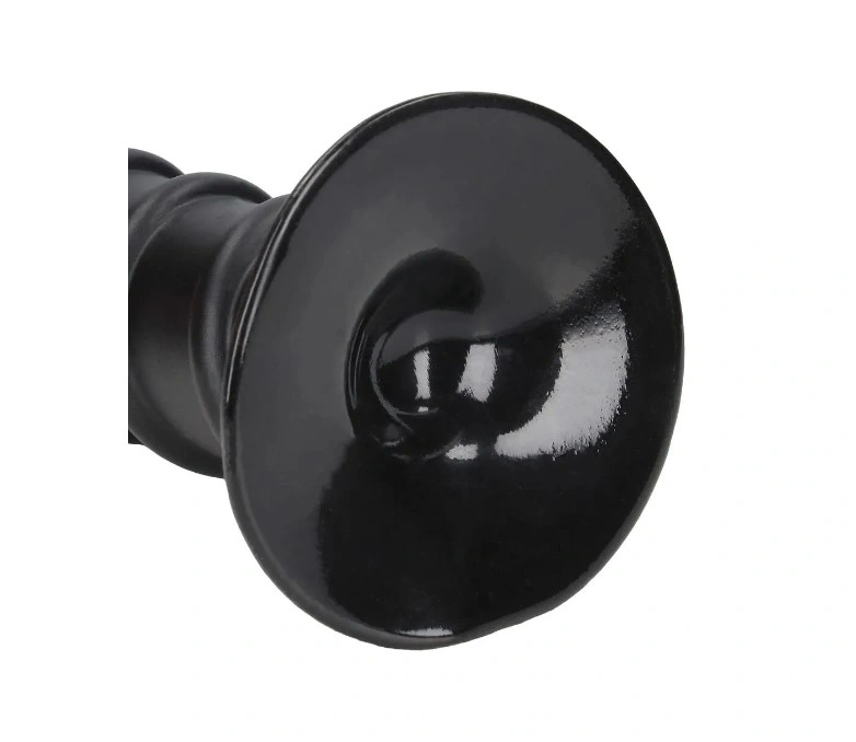 Dildo Anal Pole of Power cu Ventuza, PVC, Negru, 58.5 cm, #3, Erotic24.ro