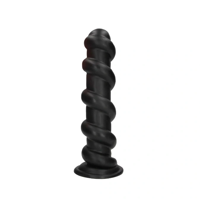 Dop Anal Hole Driller cu Ventuza, PVC, Negru, 32 cm, #1, Erotic24.ro