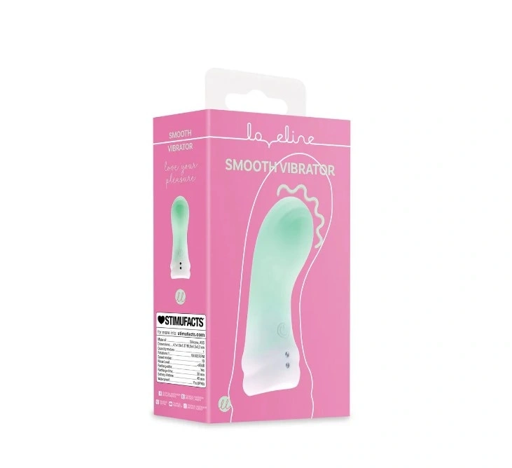 Vibrator Smooth Finger, 10 Moduri Vibratii, Silicon, USB Magnetic, Verde, 10.5 cm, Nr. 7, Erotic24.ro