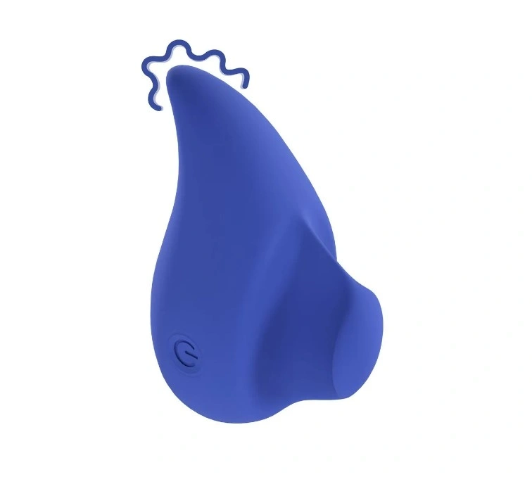 Vibrator Ergo Grip Lay On, 10 Moduri Vibratii, Silicon, USB, Albastru, 7.5 cm, #1, Erotic24.ro