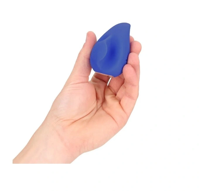 Vibrator Ergo Grip Lay On, 10 Moduri Vibratii, Silicon, USB, Albastru, 7.5 cm, #5, Erotic24.ro