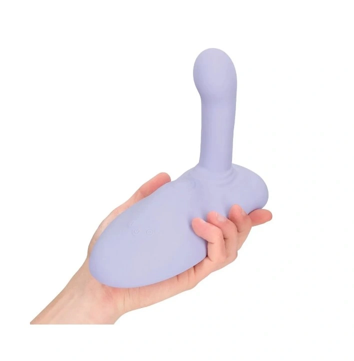 Stimulator Vibrating Pulse & Thrust Seat, Silicon, USB, Mov, 22.5 cm, Nr. 5, Erotic24.ro