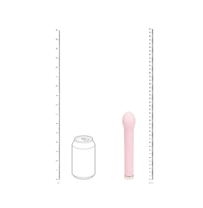 Vibrator Bulb Shaped Glass, 10 Moduri Vibratii, Sticla, USB Magnetic, Roz, 18 cm, #4, Erotic24.ro