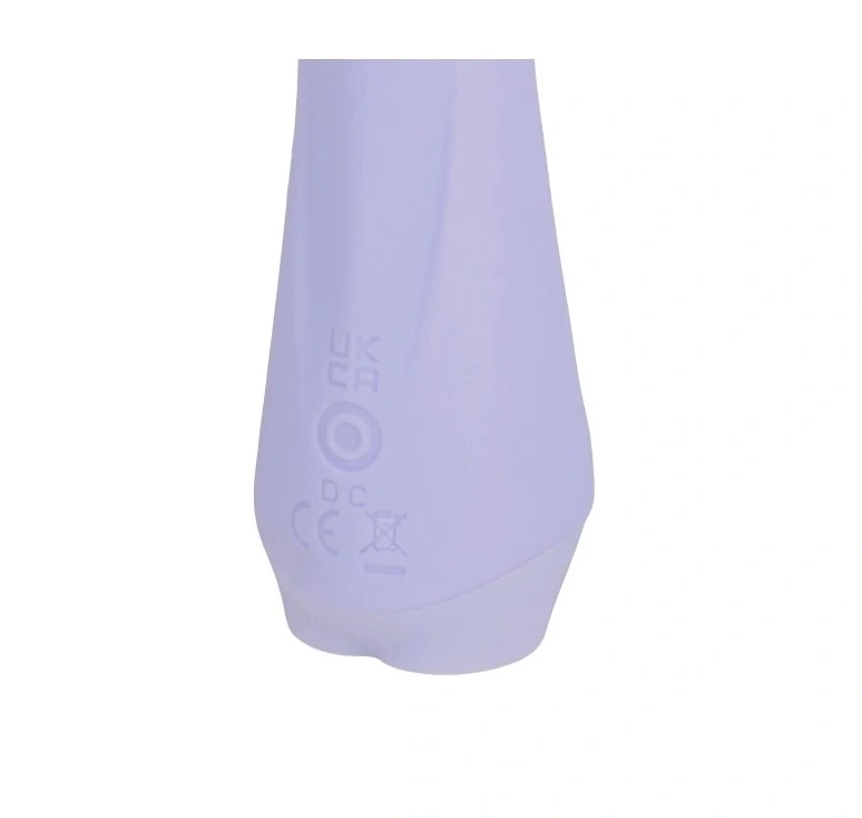 Vibrator Flexible Mini Wand, 10 Moduri Vibratii, Silicon, USB, Mov, 13.5 cm, Nr. 3, Erotic24.ro