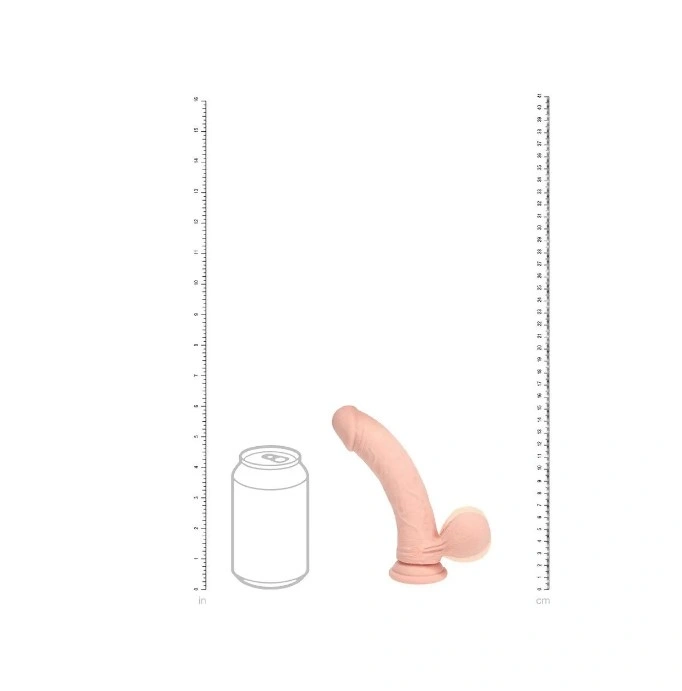 Vibrator Realist 10 Moduri Vibratii, Silicon Lichid Dubla Densitate, USB, Natural, 15.2 cm, #5, Erotic24.ro