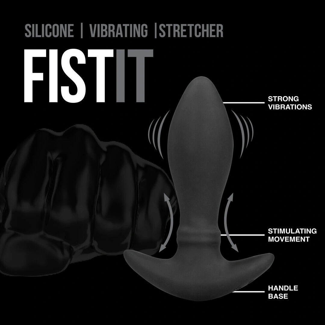 Vibrator Anal Stretcher, 10 Moduri Vibratii, Silicon, USB, 16.5 cm, #4, Erotic24.ro