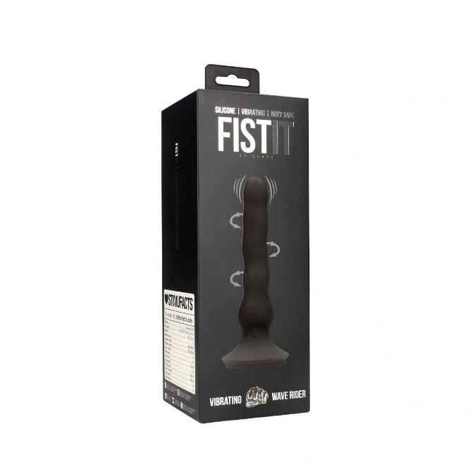 Vibrator Waze Rider, Bile Rotative, Vibratii Intense, Silicon, USB Magnetic, Negru, 23 cm, #5, Erotic24.ro