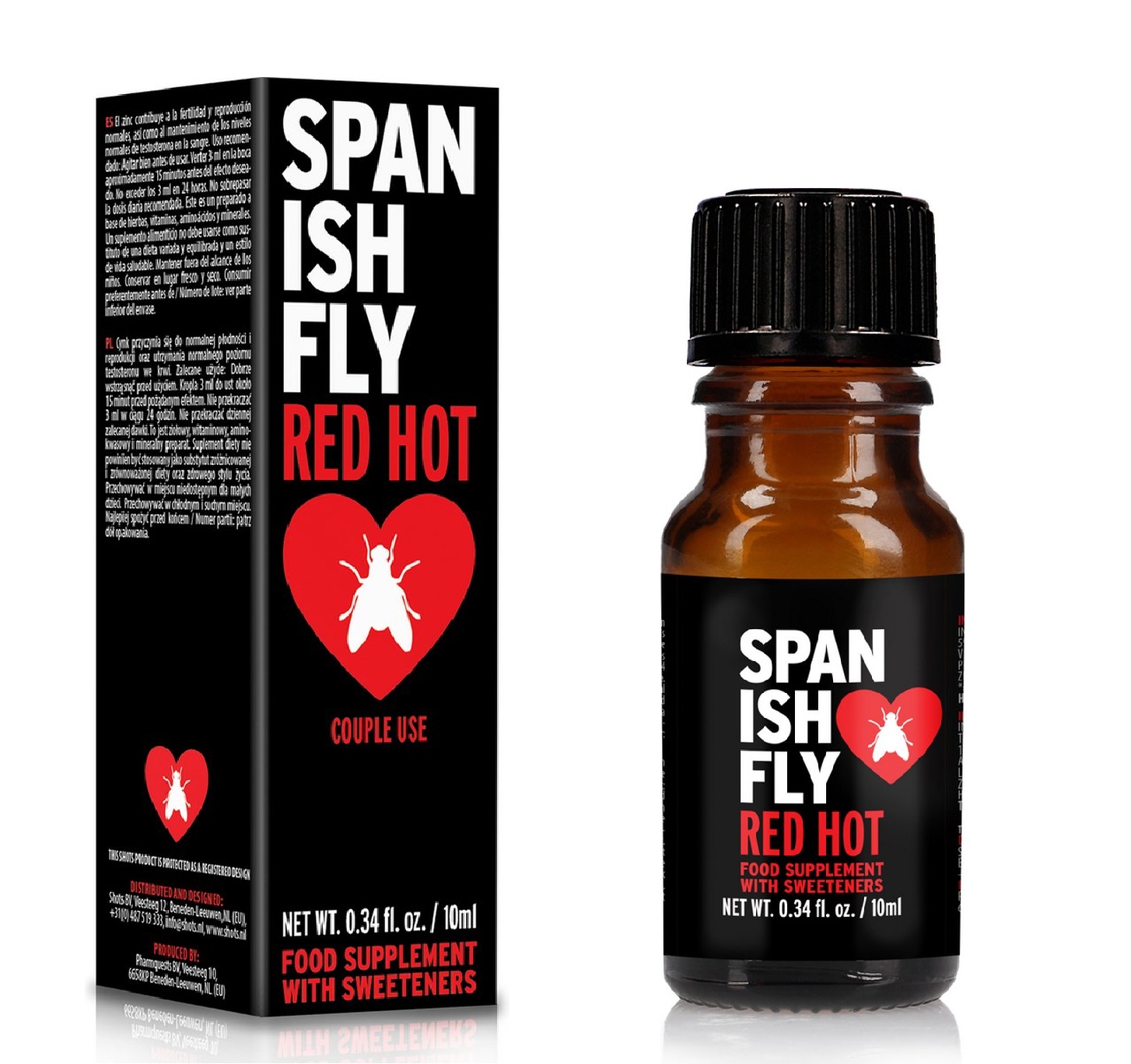 Picaturi Spanish Fly Red Hot, 10 ml in SexShop KUR Romania