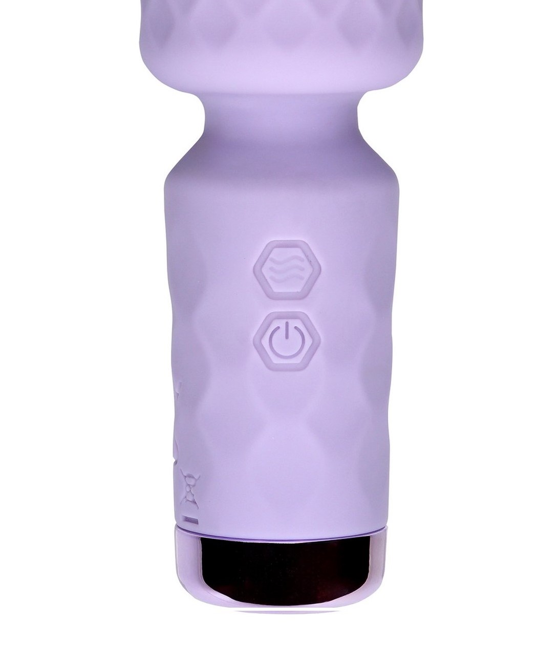 Vibrator Masaj Mini Wand Night Magic, 10 Moduri Vibratii, Silicon, USB, Mov, 11.4 cm, #2, Erotic24.ro