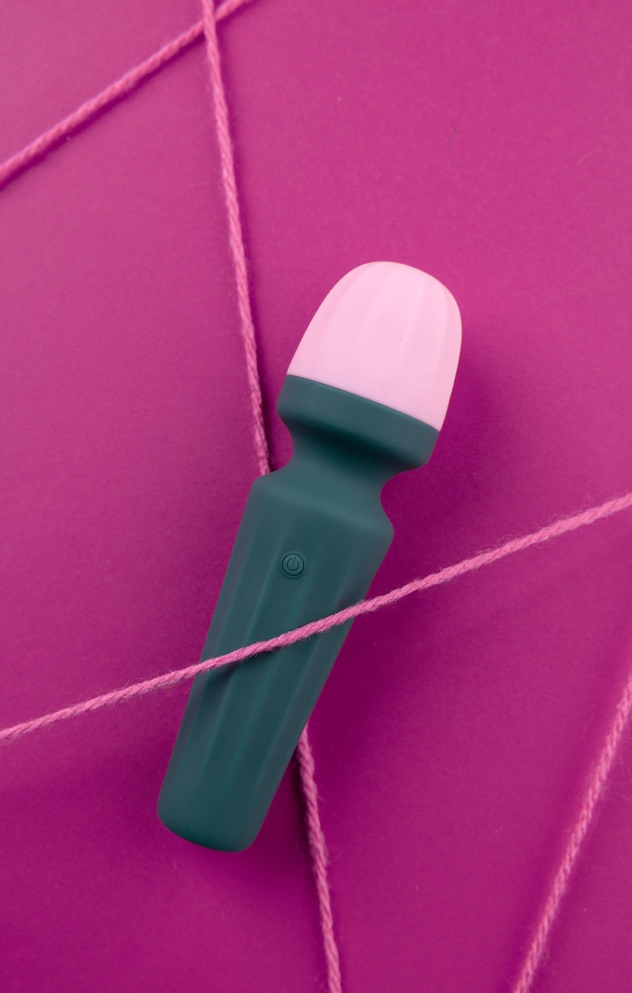 Vibrator Masaj Mini Wand Ancient Sea, 7 Moduri Vibratii, Silicon, USB, Verde, 11 cm, Nr. 5, Erotic24.ro