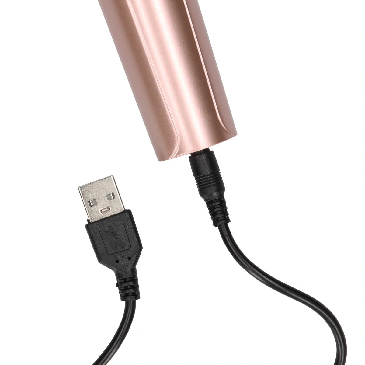 Vibrator Masaj Loveline, 6 Moduri Vibratii, Silicon, USB, Roz Deschis, 25.5 cm, #5, Erotic24.ro