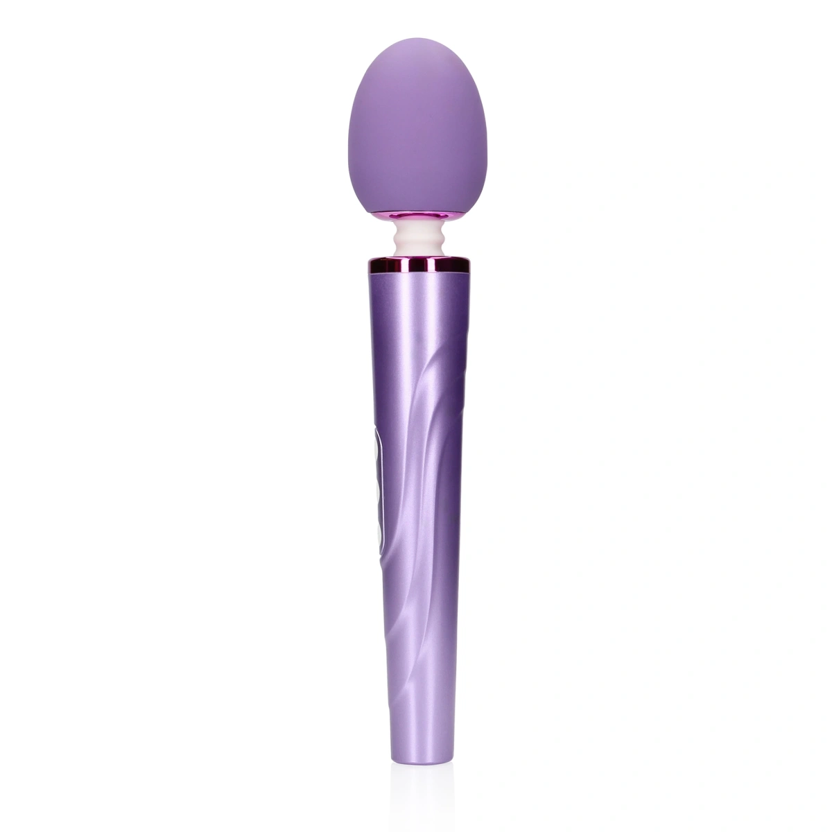 Vibrator Masaj Loveline, 6 Moduri Vibratii, Silicon, USB, Mov Deschis, 25.8 cm, #2, Erotic24.ro