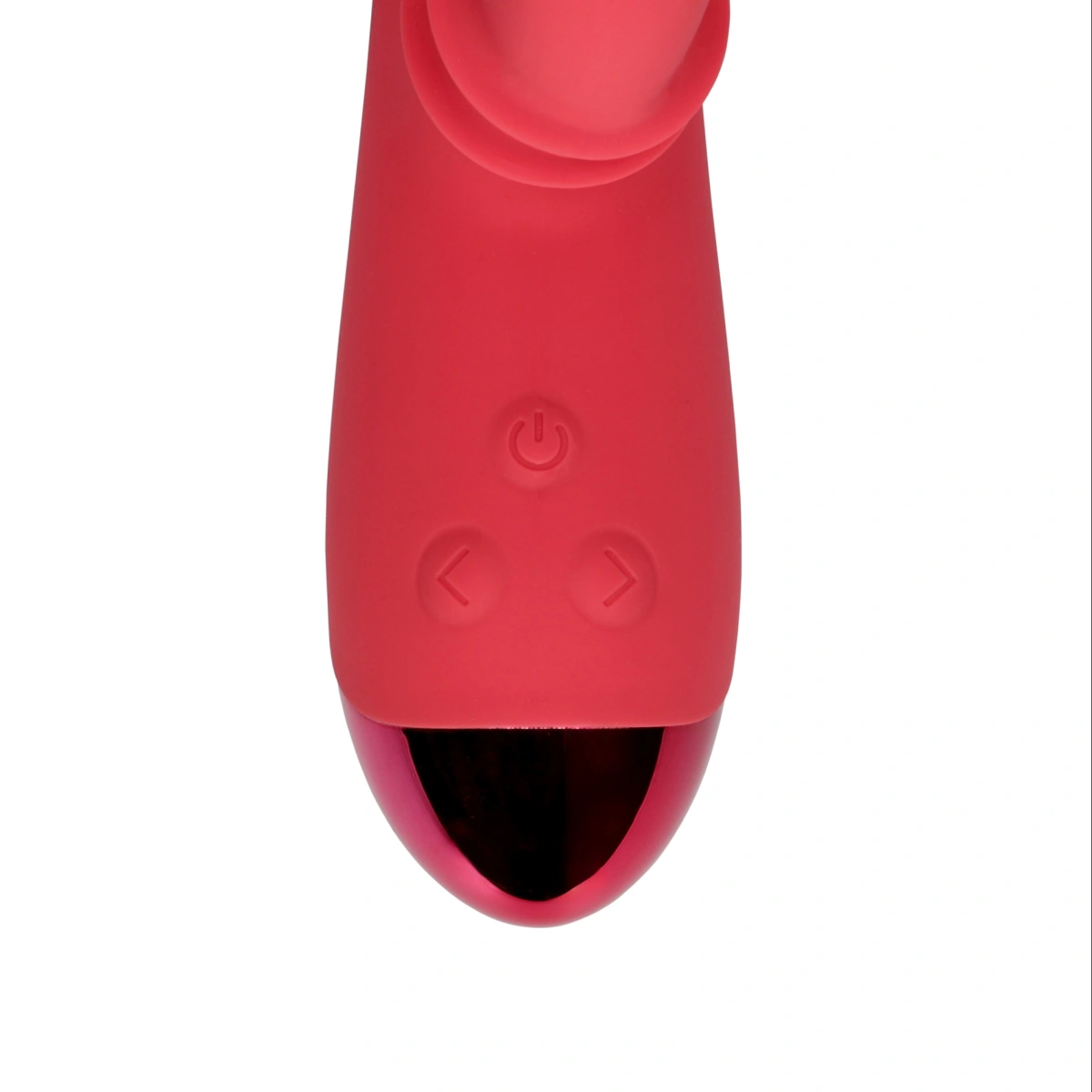 Vibrator Iepuras Swinging Rabbit, 20 Moduri Vibratii, Silicon, USB, Rosu, 22.5 cm, Nr. 6, Erotic24.ro