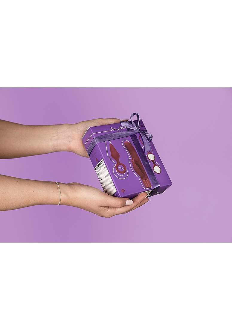 Set 3 Jucarii Sexuale pentru EA, Silicon, Dark Cherry, #16, Erotic24.ro