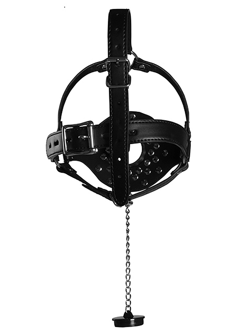 Calus Open Mouth Head Harness cu Dop, #5, Erotic24.ro