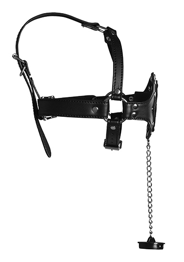 Calus Open Mouth Head Harness cu Dop, #3, Erotic24.ro