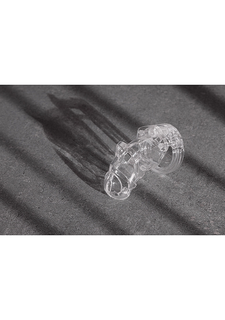 Cusca de Castitate Model 25, Policarbonat, Transparent, #3, Erotic24.ro