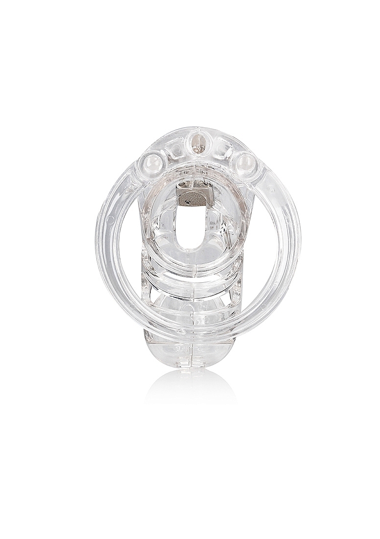 Cusca de Castitate Model 25, Policarbonat, Transparent, #2, Erotic24.ro