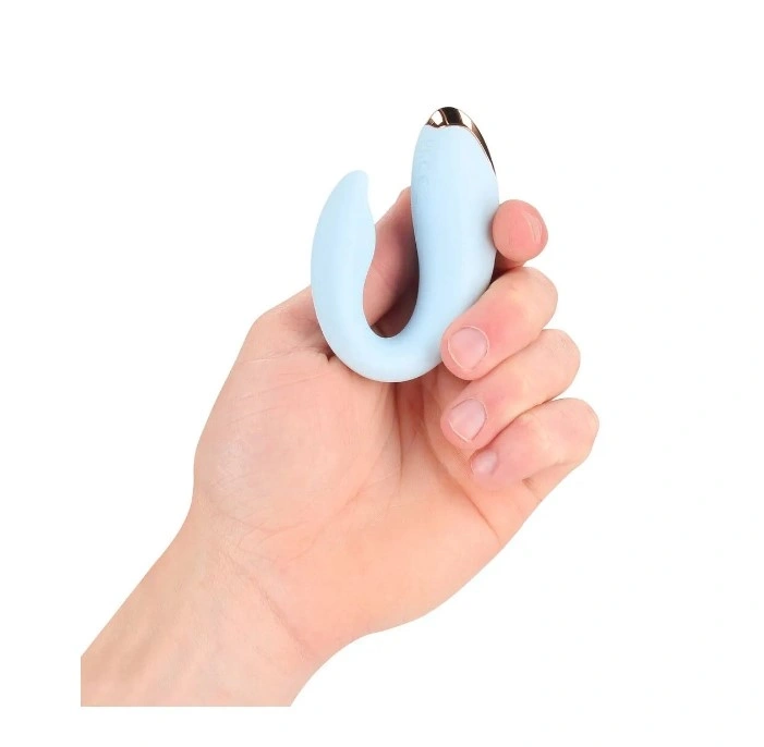 Vibrator Daydream, Remote Control, 10 Moduri Vibratii, Silicon, USB Magnetic, Albastru, 8.5 cm, #4, Erotic24.ro