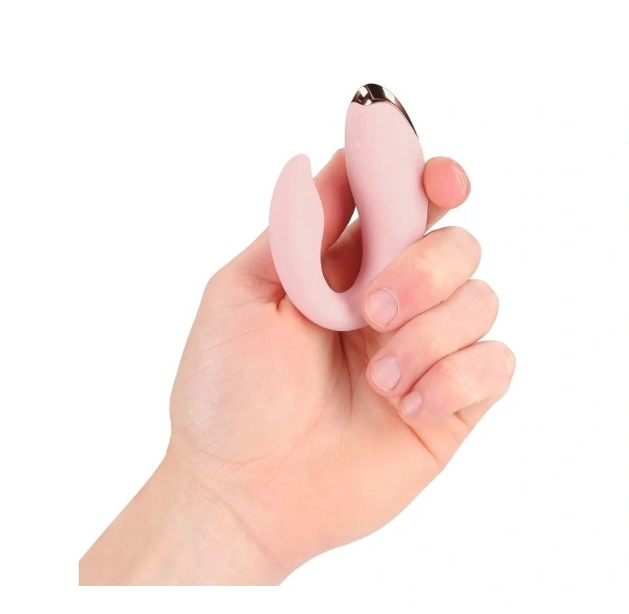 Vibrator Daydream, Remote Control, 10 Moduri Vibratii, Silicon, USB Magnetic, Roz, 8.5 cm, Nr. 4, Erotic24.ro