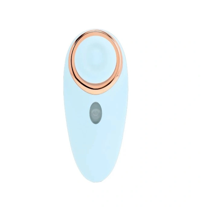 Stimulator Aurie 15 Moduri Tapare, 2 Accesorii Interschimbabile, Silicon si ABS, USB Magnetic, Albastru, 12 cm, #2, Erotic24.ro