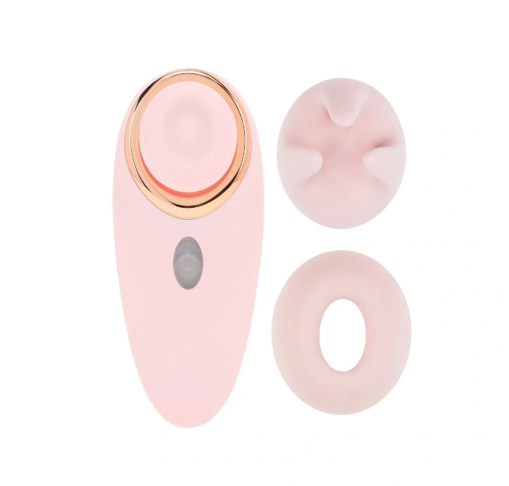 Stimulator Aurie 15 Moduri Tapare, 2 Accesorii Interschimbabile, Silicon si ABS, USB Magnetic, Roz, 12 cm, #4, Erotic24.ro
