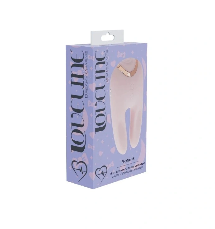 Stimulator Bonnie Double-Ended, 13 Moduri Tapare, Silicon, USB, Roz, 11 cm, Nr. 8, Erotic24.ro
