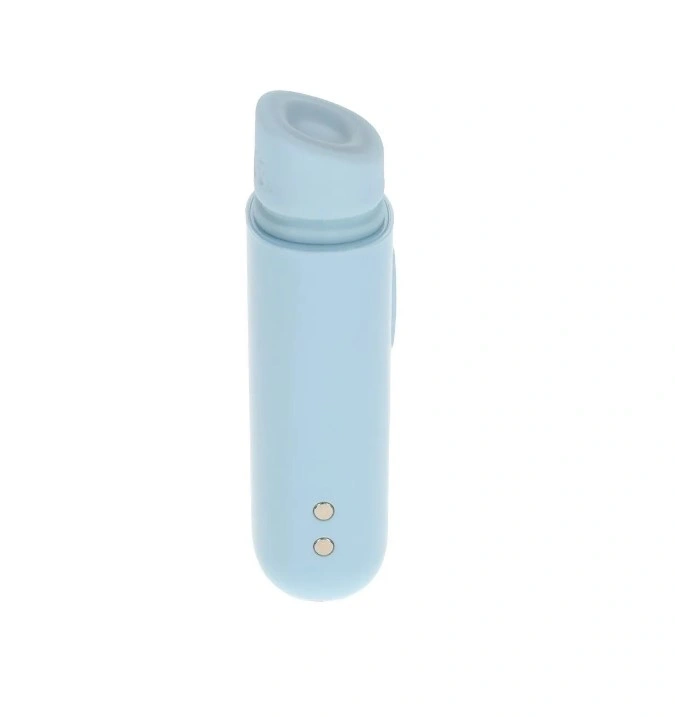 Stimulator Clitoris Sweetie, 10 Moduri Tapare, ABS si Silicon, USB Magnetic, Albastru, 8.8 cm, #2, Erotic24.ro