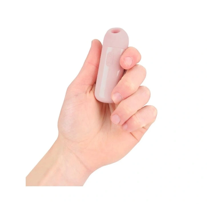 Stimulator Clitoris Sweetie, 10 Moduri Tapare, ABS si Silicon, USB Magnetic, Roz, 8.8 cm, #6, Erotic24.ro