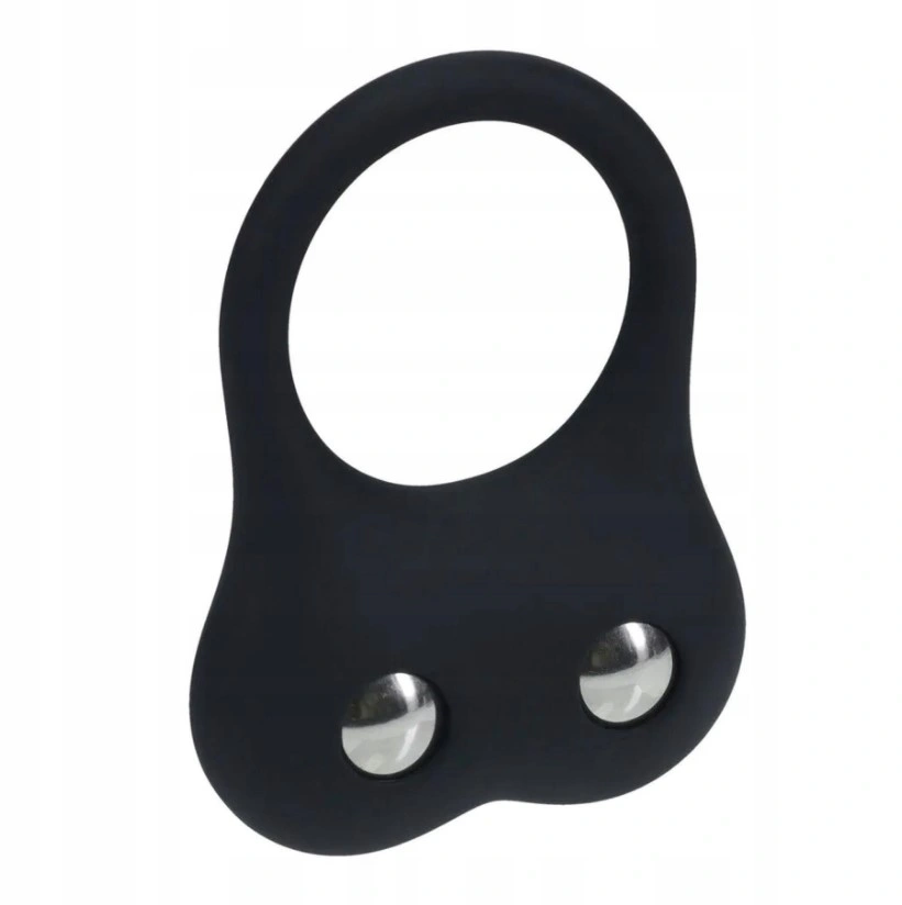 Inel de Penis Training Cock Ring, Silicon, Negru, 126 gr, Nr. 1, Erotic24.ro