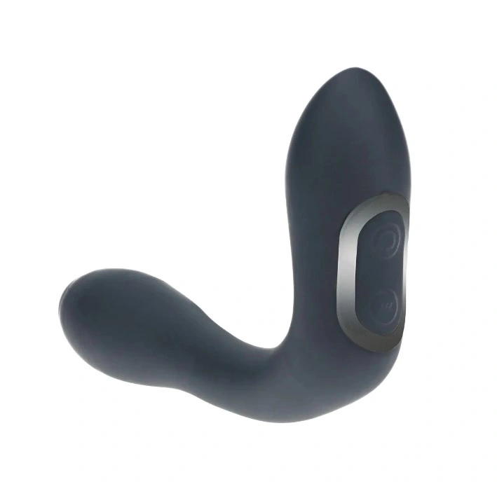 Stimulator Prostata Bendable, 10 Moduri Vibratii, 10 Moduri Pulsatii, Functie de Incalzire, Silicon, USB, Negru, #3, Erotic24.ro