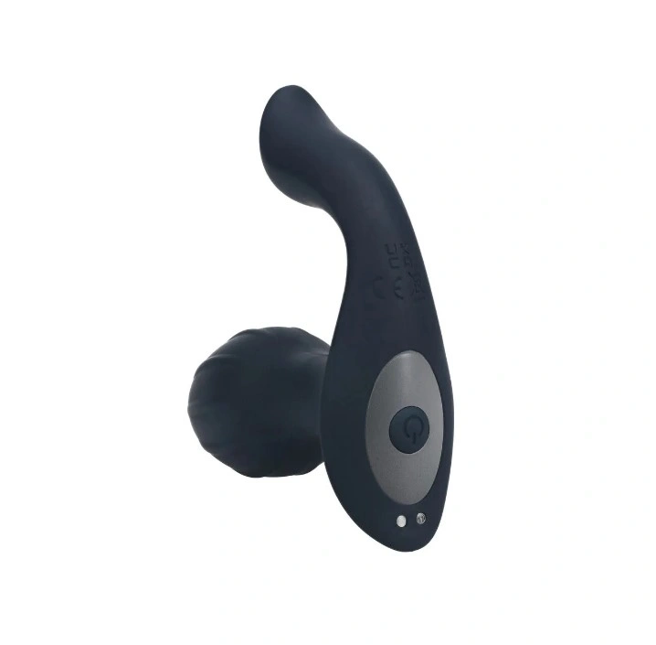 Stimulator Anal cu Rotatii, 9 Moduri Vibratii, Silicon, USB Magnetic, Negru, 10.7 cm, #2, Erotic24.ro