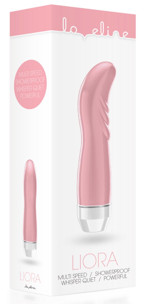 Vibrator Punctul G Liora, Multispeed, TPE, Roz, 15.1 cm, Nr. 2, Erotic24.ro