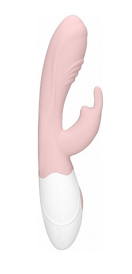 Vibrator Juicy Rabbit Vibrator, 10 Moduri Vibratii, USB, 20 cm, Roz, #3, Erotic24.ro
