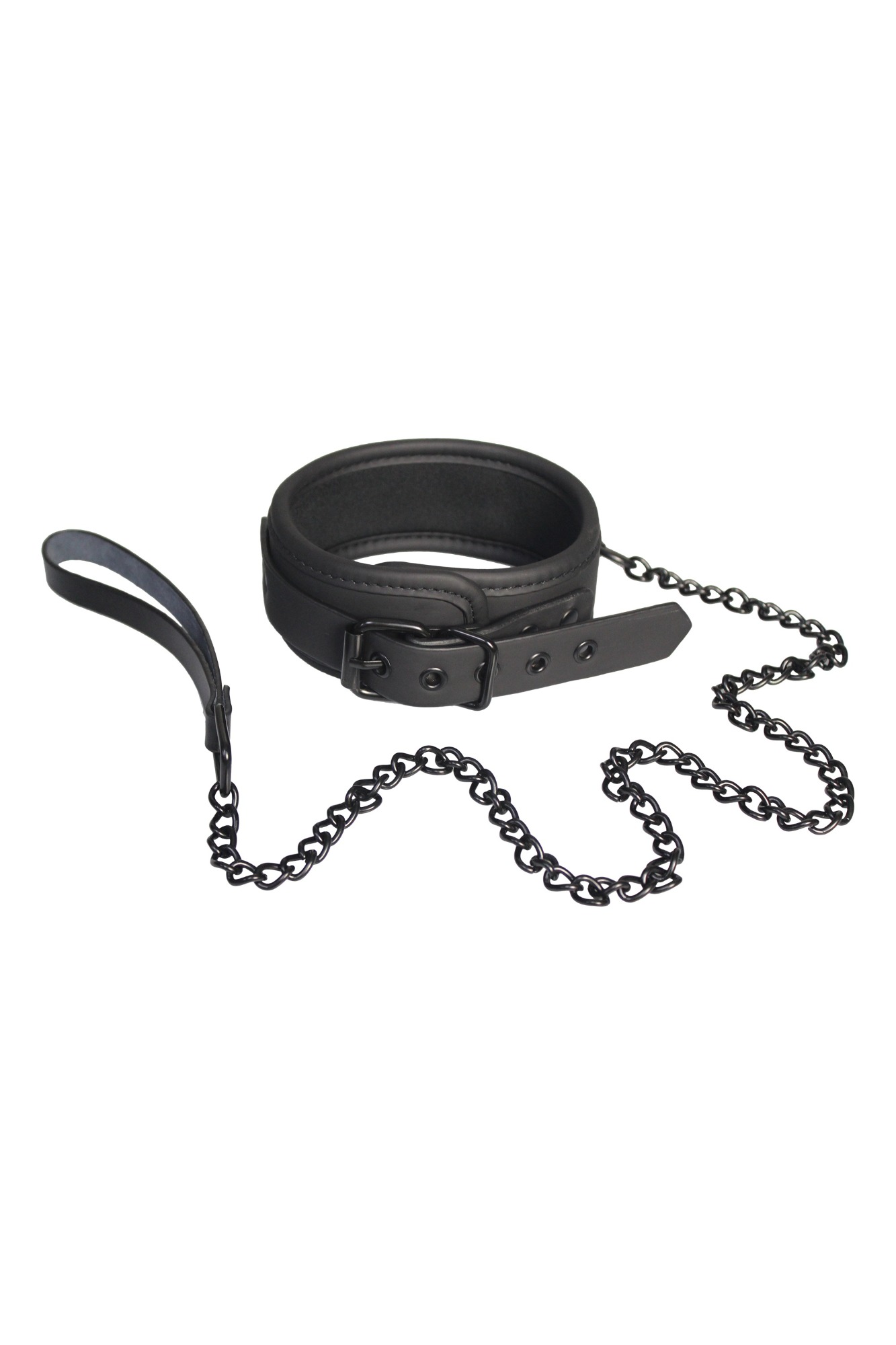 Zgarda si Lesa Blaze Luxury Fetish, Negru, #2, Erotic24.ro