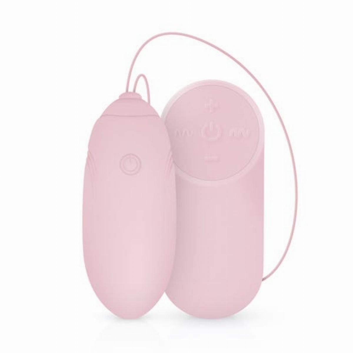 Ou Vibrator LUV EGG, Remote Control, 10 Moduri Vibratii, 4 Intensitati, Silicon, USB, Roz